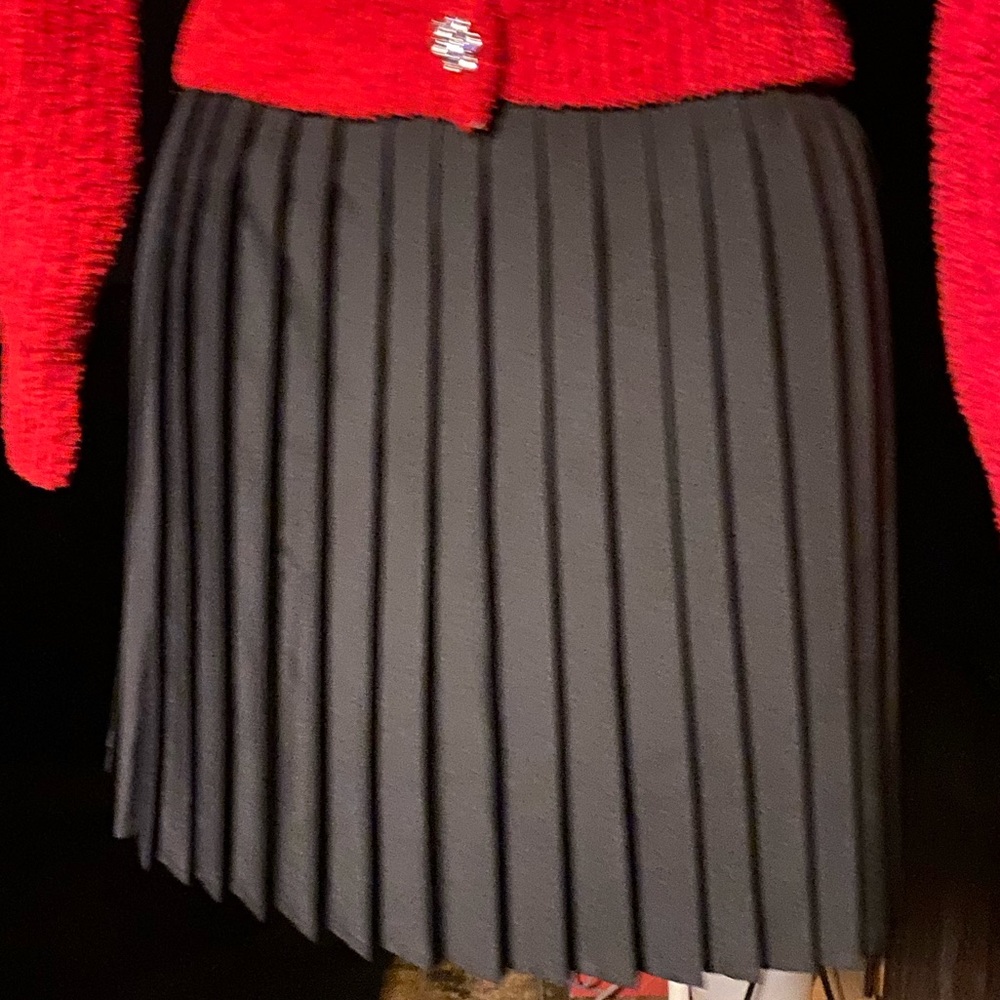 Jolie & Joy Black Pleated Tennis Skirt (NEW)